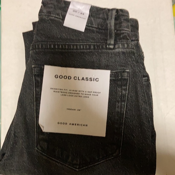 Good American Good Classic Jeans 00/24 - Picture 4 of 6